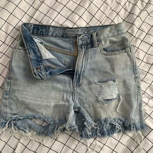 Hand Ripped American Eagle Jean Shorts